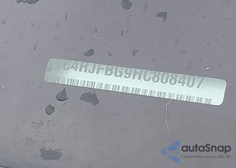 2017 Jeep Grand Cherokee Limited 4X4 z USA, uszkodzony, nr VIN 1C4RJFBG9HC808407